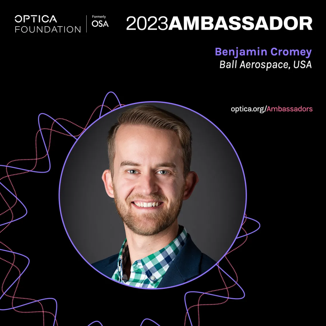 optica optics ambassador ben cromey