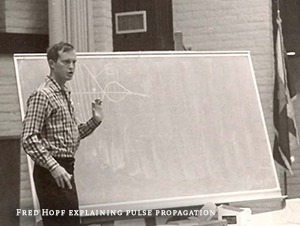 Fred Hopf explaining pulse propogation