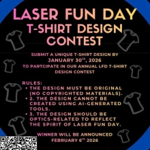 laser fun day tshirt contest
